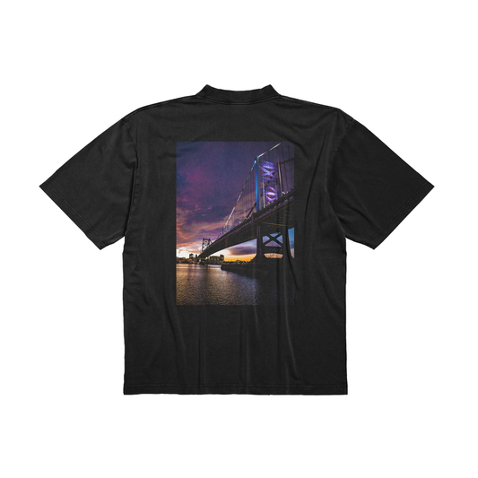 Skyline Bridge Tee - Heavyweight 7.5 OZ Tee Black